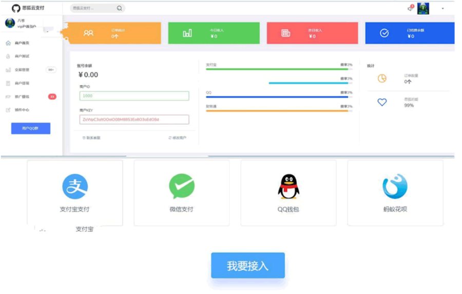 F3488 A0891-思狐云支付系统 第三方第四方免签约聚合支付系统
