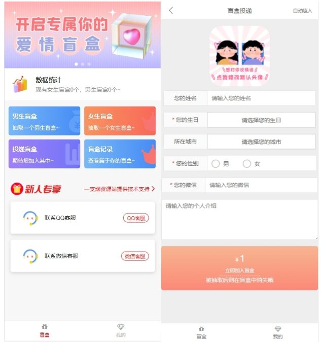 F3366 A0965-最新交友盲盒系统月老加盟无限分站可封包app
