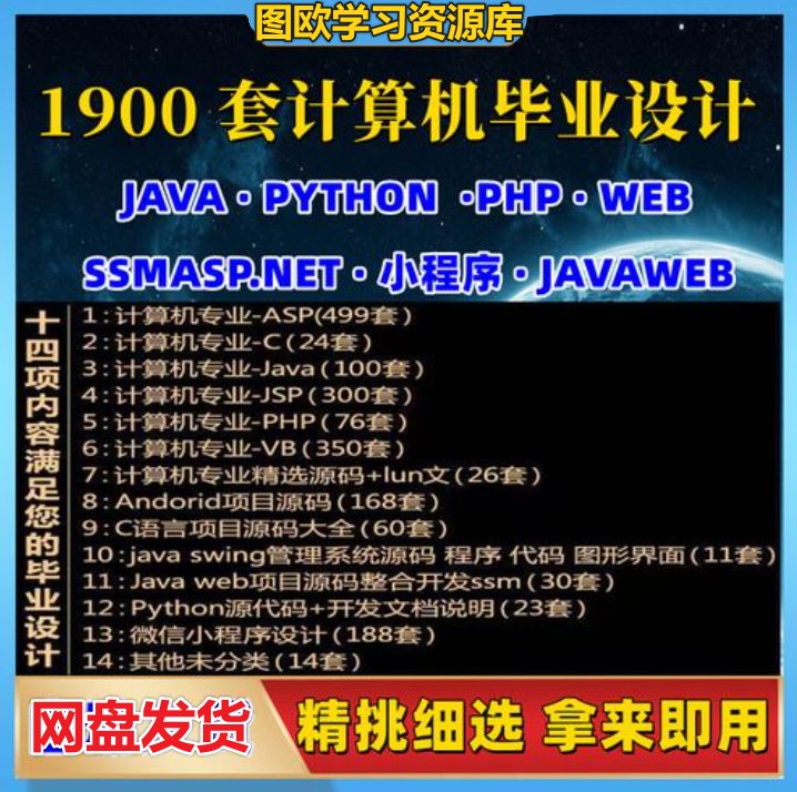 F2666 Q229-1900套计算机专业毕设项目代码资料大合集