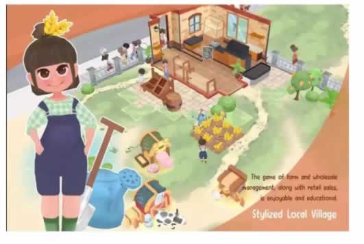 F1108 Y1011-StylizedLocalVillage1.0 农场经营 Unity 源码卡通农业模拟经营游戏完整学习项目