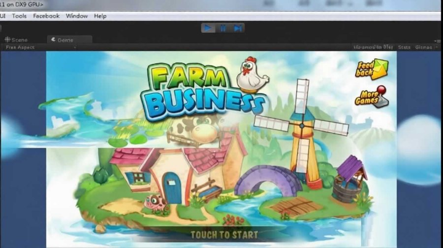 F855 Y1182【farm business】Unity 3D 英文版农场模拟经营游戏源码