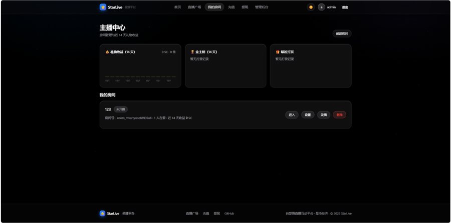 F692 Q596-一键部署星播直播系统源码