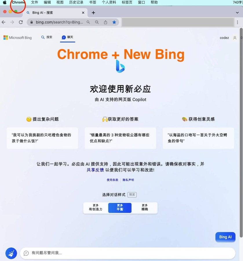 F637 A0325微软New Bing完美聊天机器人源码，支持ChatGPT提示词 国内可用，基本兼容微软 Bing AI 所有功能