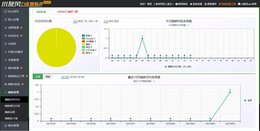 F210 A0654小旋风万能蜘蛛池 x9.02完美破解版/站长必备SEO/永久使用+视频教程