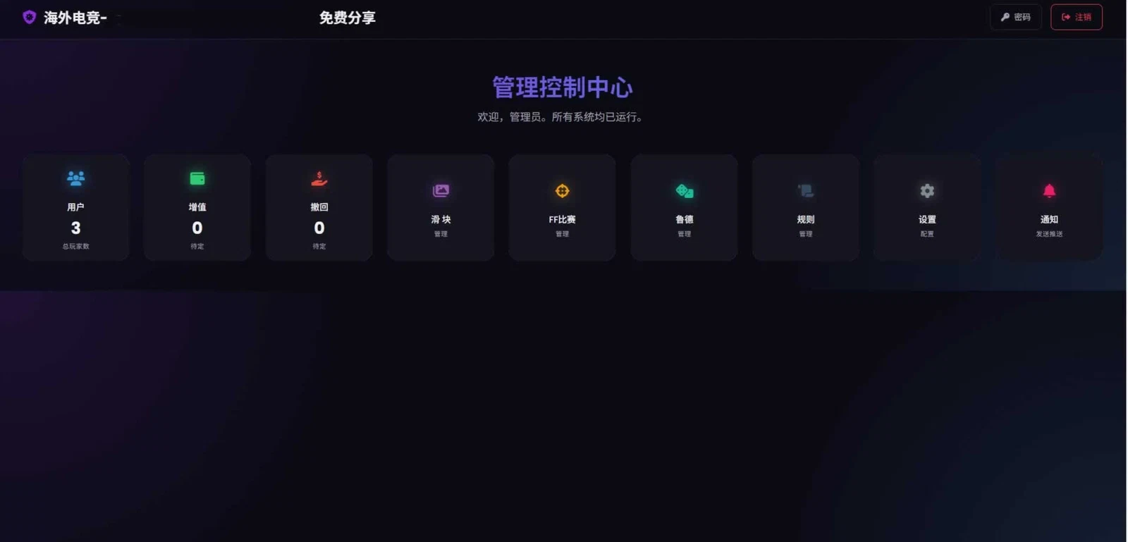 F1523 Q515【海外版】电竞比赛系统源码/电子竞技竞猜有奖源码